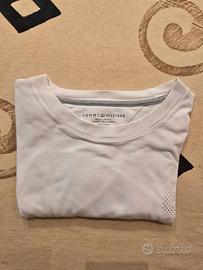 Maglietta Tommy Hilfiger bianca Uomo, usata TG M
