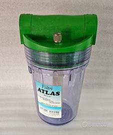 Filtro acqua 7" Atlas Junior Duplex 2P AFO 3/4"