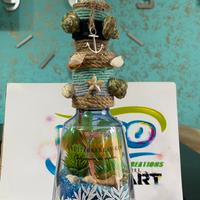 Lampada Bottiglia Gin Mare Acquario