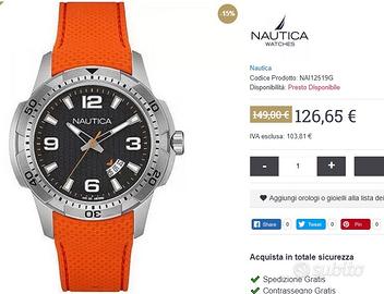 orologio uomo donna nautica nai12519g 