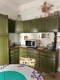 Cucina Vintage Snaidero Anni '70 Verde Rustico