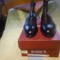 Stivaletti Chelsea uomo in vitello nero Rossi – Ma