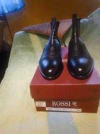 Stivaletti Chelsea uomo in vitello nero Rossi – Ma