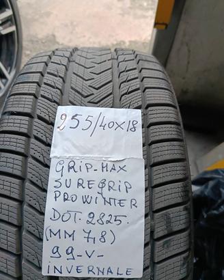 Coppia Pneumatici Invernali Gripmax 255/40R18
