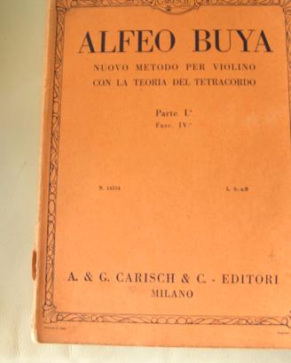 Alfeo Buya, Nuovo Metodo per Violino con la Teoria