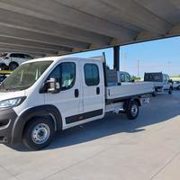 Fiat ducato doppia cabina 7 posti cassone fisso