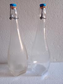 Due Bottiglie originali di Cristallina anni 80
