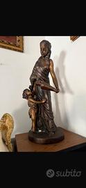 statua tipo bronzo 