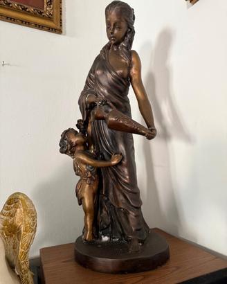 statua tipo bronzo 