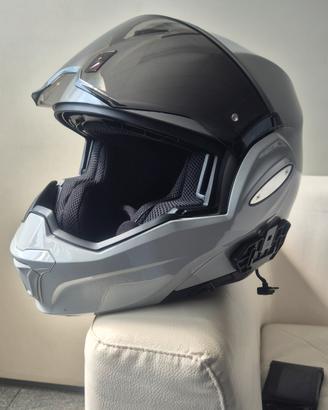 casco carbonio modulare scorpion nuovo