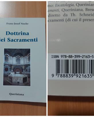 Dottrina dei sacramenti - Franz Josef Nocke