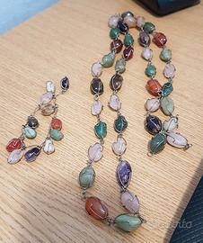 Collana e bracciale pietre naturali