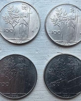 2 monete regia Elisabetta+5 monete la lire