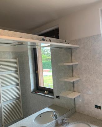 Mobile con specchio bagno