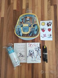 Set passatempo per bambini,disegno,matite,sticker