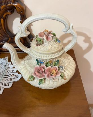 Teiera Capodimonte Originale Ceramica