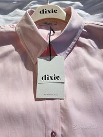 Camicia Dixie Rosa Chiaro Classica con Bottoni a C