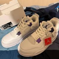 Jordan 4 purple metallic