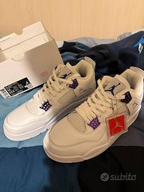 Jordan 4 purple metallic
