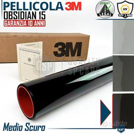 Pellicola Oscurante Vetri Auto 3M Nero Scuro 1Mt