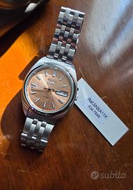 orologio Seiko 5 salmon