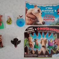 Cinque Sorpresine ICE Age anni 2000 & due Cartine 