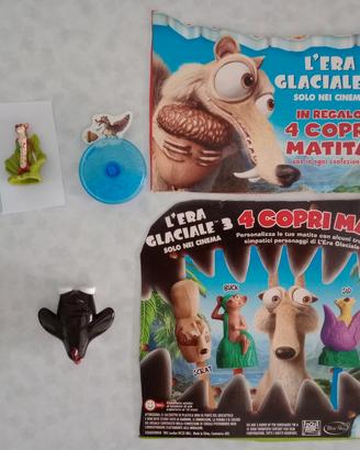 Cinque Sorpresine ICE Age anni 2000 & due Cartine 