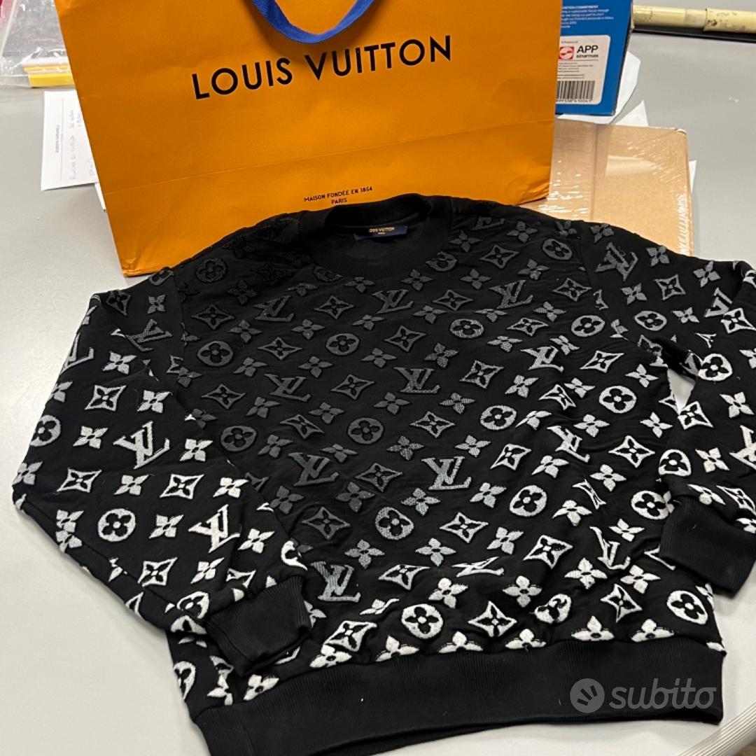 Felpa Louis Vuitton Nera - Abbigliamento e Accessori In vendita a