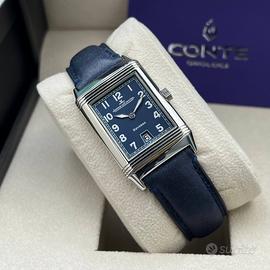 🔵JAEGER-LECOULTRE REVERSO CLASSIQUE DATE BLUE