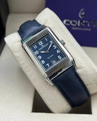 🔵JAEGER-LECOULTRE REVERSO CLASSIQUE DATE BLUE
