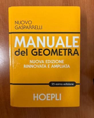 MANUALE del GEOMETRA HOEPLI