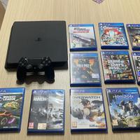 ps4 slim 1tb + 11 giochi