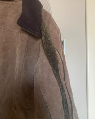 Giaccone uomo marrone in pecary