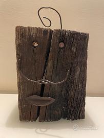 Scultura “Omaggio a Dalì”- Legno e metallo