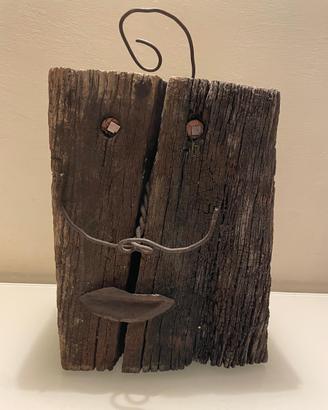 Scultura “Omaggio a Dalì”- Legno e metallo