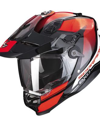 Casco Scorpion EXO-ADF-9000 Air Trail Nero/Rosso M