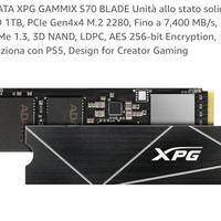 ADATA XPG GAMMIX S70 BLADE SSD PS5