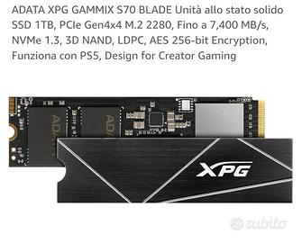 ADATA XPG GAMMIX S70 BLADE SSD PS5