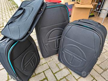 tris valigie da viaggio + borsa 
