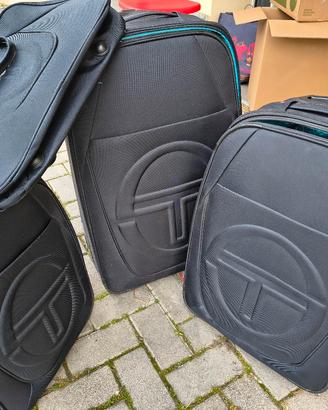 tris valigie da viaggio + borsa 