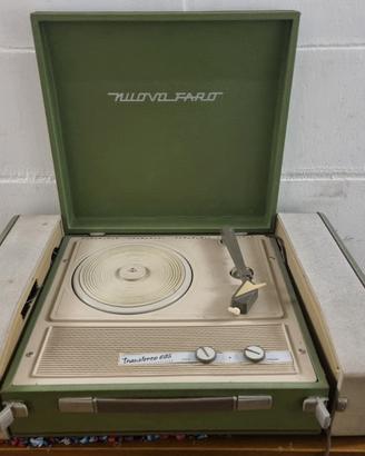 Giradischi Portatile Stereo Faro Vintage Anni ’60