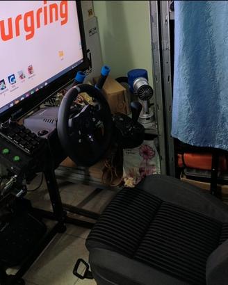 Postazione SIM racing Logitech G920 + leggi 