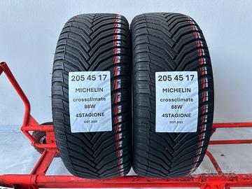2 gomme 205 45 17 MICHELIN 4stagione