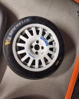 Cerchi Cromodora/Sparco 7x15 con gomme FIA