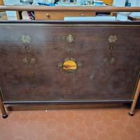 Letto una piazza e mezza in ferro stile Liberty