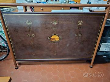 Letto una piazza e mezza in ferro stile Liberty