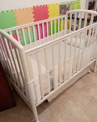 lettino Pali Ciack +materasso dolci sogni  H12 cm