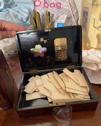 Scatola da gioco in legno cinese