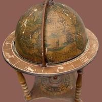 Mappamondo  vintage XVII-XVIII secolo