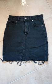 Gonna in jeans nera Tally Weil- Taglia XS